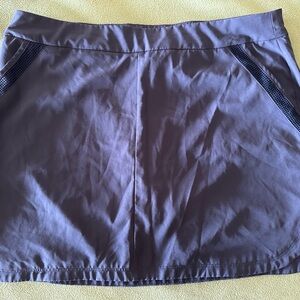 Sunday Navy Blue Skort with Mesh Detail Size Large
